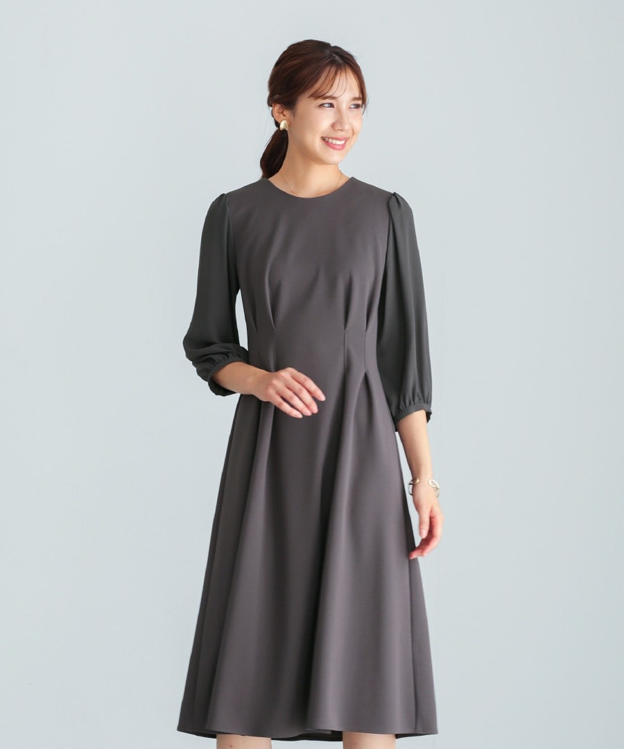 ホルタ― ドレス ワンピース グレー シンプル ワンピースドレス (灰色・グレー系) の一覧 | マルイウェブチャネル
