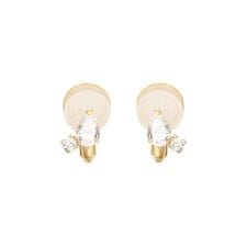 ストーンドロップ　イヤリング