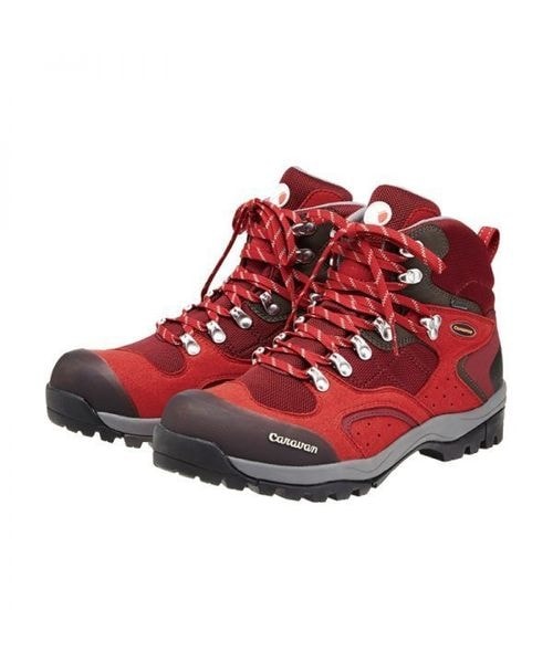 caravan◇トレッキングブーツ/24.5cm/RED トレッキングシューズ caravan◇トレッキングブーツ/24.5cm/RED トレッキングシューズ