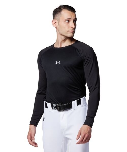 長袖アンダーシャツ UA FITTED COMFORT UNDER LONG SLEEVE SHIR | アンダーアーマー(UNDER ARMOUR  ) | マルイウェブチャネル