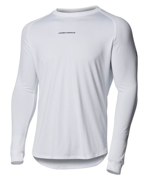 [}C]TVciTj UA Tech Longshot Long Sleeve T-Shirt/A_[A[}[iUNDER ARMOUR j White ^ ^