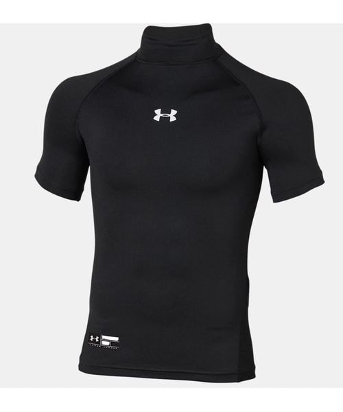[}C]A_[Vc UA HG ARMOUR SS MOCK PK Y/A_[A[}[iUNDER ARMOUR j Black ^ ^