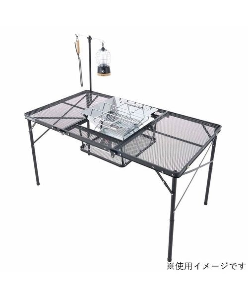 ロゴス 丸洗いウッディオートテーブル 12070-BC