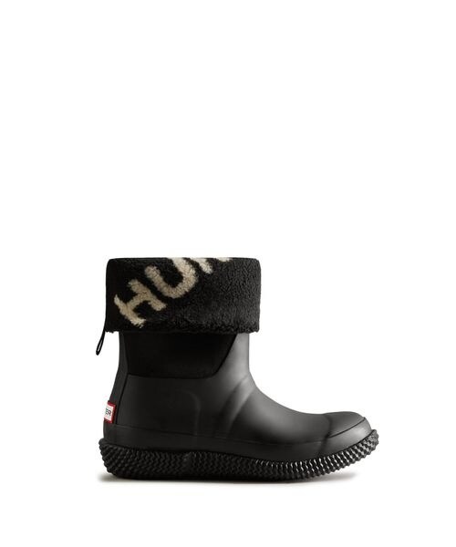 靴 Hunter WOMENS SHERPA HUNTER LOGO BOOT Hunter WOMENS SHERPA HUNTER LOGO BOOT