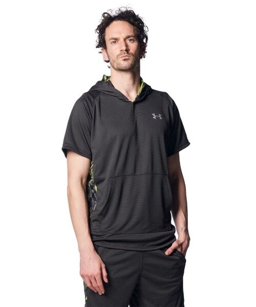 UNDER ARMOUR アンダーアーマー ウォームアップ Vネック ウィンドブレーカー ブラック XXL アンダーアーマー UNDER ARMOUR アンダーアーマー UNDER ARMOUR UA