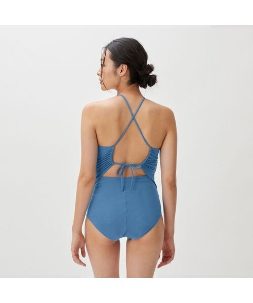 Speedo ステイフィットクロスノットスーツダブルオー SFW02333 BB shz-yah_gw-sfw02333-bb