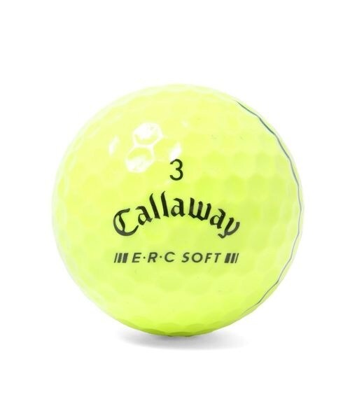 ゴルフボール ERC SOFT 23 トリプルトラック イエロー 3球入り