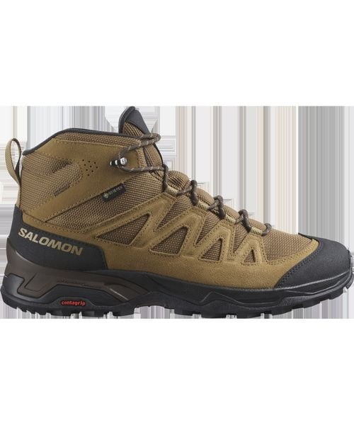 トレッキングシューズ（ハイカット） X WARD LEATHER MID GTX (エックスワードレ | サロモン(SALOMON) |  マルイウェブチャネル