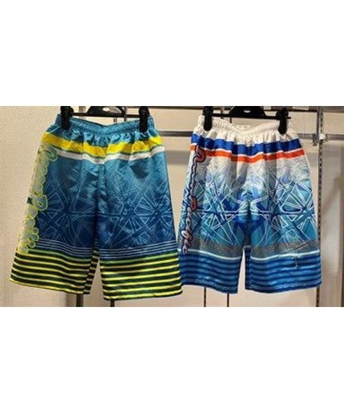 VEATM グラデーションブルー サーフパンツ　水着 S BLUE GRADIENT SURF SHORTS