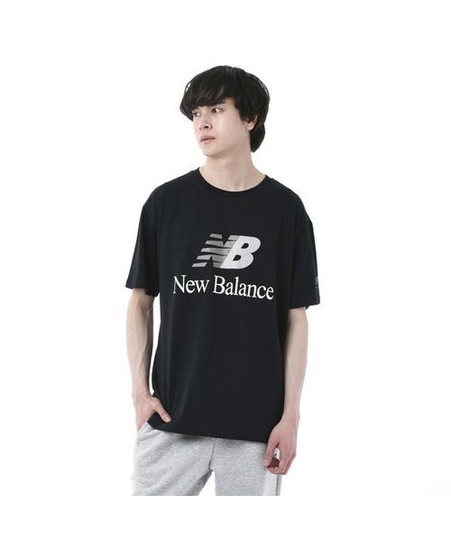 半袖シャツ NB ESSENTIALS セレブレイト スプリットロゴTシャツ | ニューバランス(new balance) | マルイウェブチャネル
