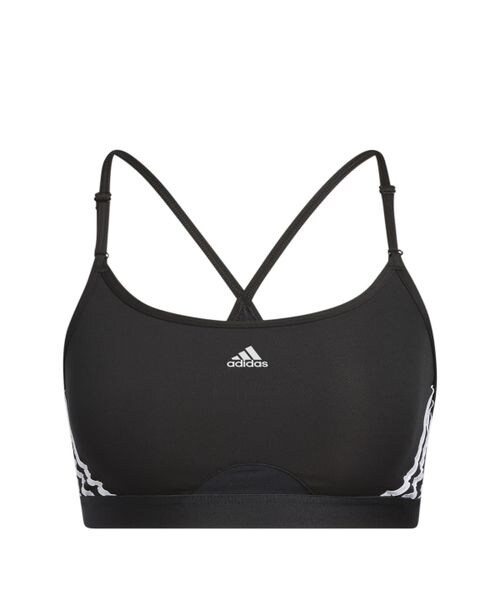 スポーツブラ W TRN 3S ライトサポートブラ | アディダス(adidas