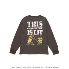 長袖Tシャツ（ロンT） ジュニア 制菌ロングTシャツミニオン(ファイヤー)