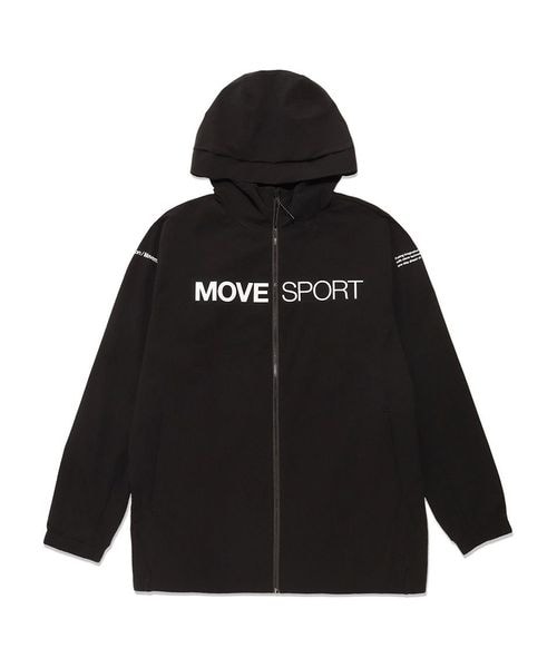 はなです AIRY TRANSFER ライトリップ フルジップフーディー ブラック Mサイズ