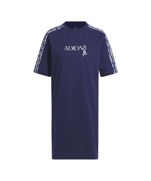 adidas リニアグラフィック Tシャツ ストライプ ボーダー リニア グラフィック カリ半袖Tシャツ / アディダスオリジナルス