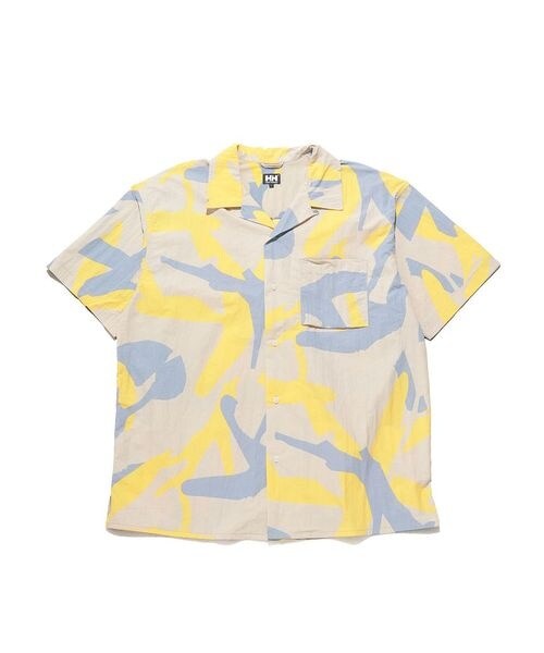 シャツ・ポロシャツ S／S Beach Print Bask Shirts (ショートスリーブビーチ | ヘリーハンセン(HELLY HANSEN)  | マルイウェブチャネル