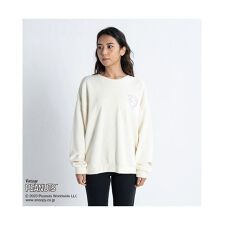 スウェット・パーカー PEANUTS SURF SOCIETY ROXY PO