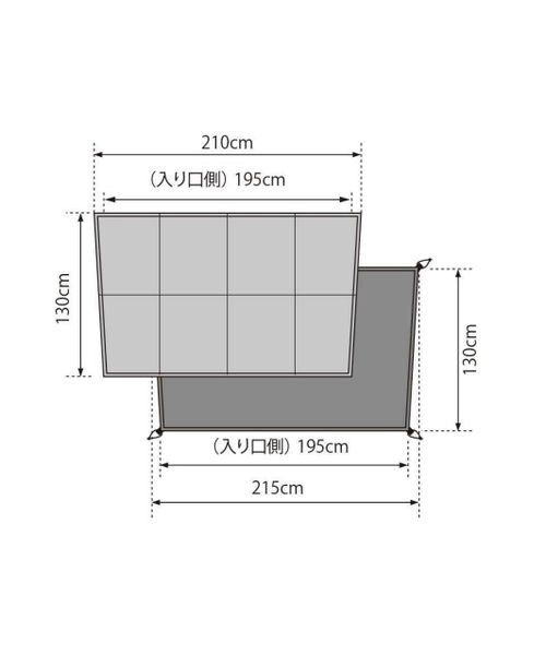 ランドベース インナーマット - テント/タープ