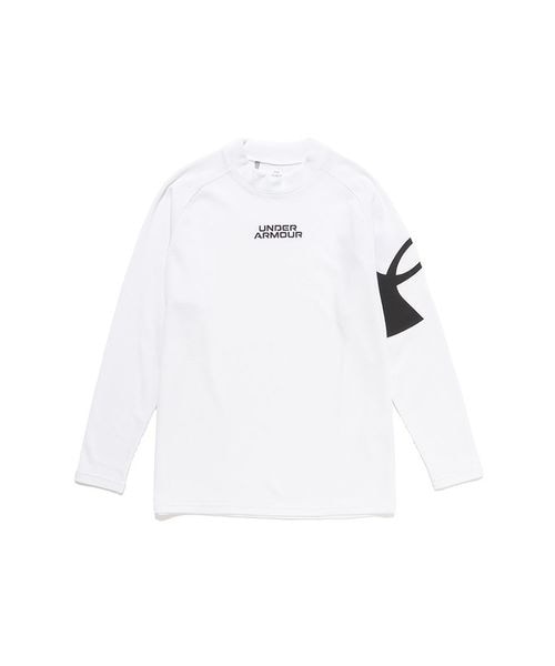 [}C]nClbN UA WAFFLE LONG SLEEVE MOCK NECK SHIRT/A_[A[}[iUNDER ARMOUR j White ^ ^ Black