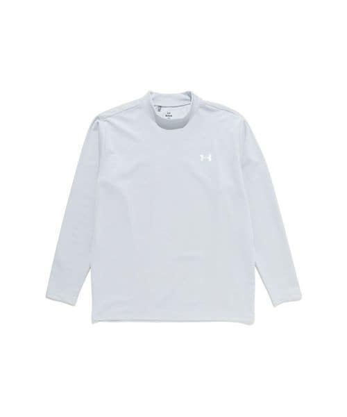 [}C]nClbN UA TRICOT LONG SLEEVE MOCK NECK SHIRT/A_[A[}[iUNDER ARMOUR j Halo Gray ^ ^ Metal