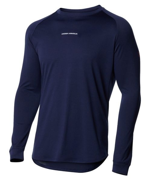 [}C]TVciTj UA Tech Longshot Long Sleeve T-Shirt/A_[A[}[iUNDER ARMOUR j Midnight Navy ^ ^ W