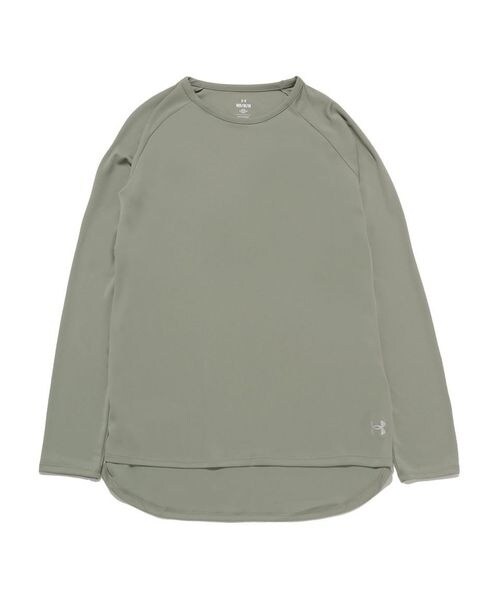 [}C]TVc UA TECH LONGSLEEVE T-SHIRT/A_[A[}[iUNDER ARMOUR j Grove Green ^ ^