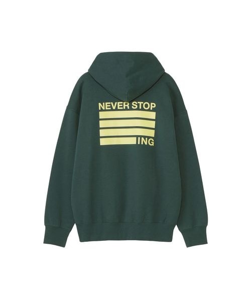 スウェット・パーカー NEVER STOP ING Hoodie (ネバーストップ