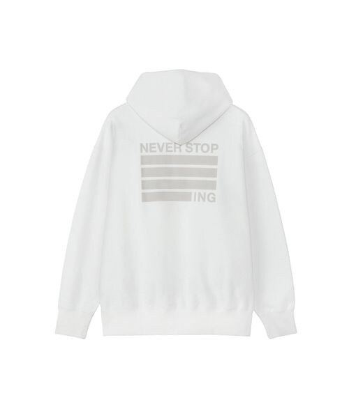 スウェット・パーカー NEVER STOP ING Hoodie (ネバーストップ ING