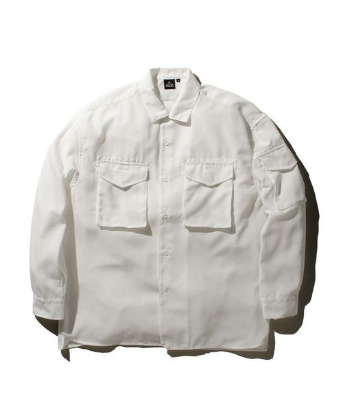 タラスブルバ/シャツ・ポロシャツ ドライミックス ロングスリーブシャツジャケット シルバーホワイト M メンズ アウトドア・登山アウェア(TARAS BOULBA)マルイ 通販 シルバーホワイト