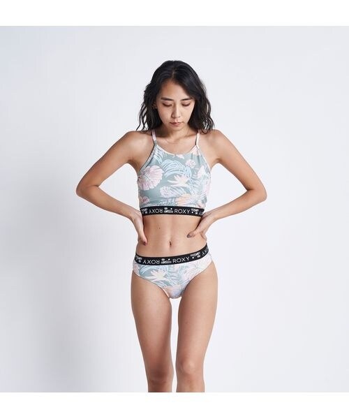 ROXY ロキシー MARION ビキニセット ROXY ロキシー キッズ ロンパース付き 水着セット MINI MARION