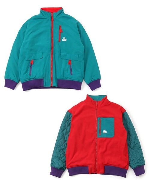 チャムス（CHUMS）/ジャケット Fleece Back Reversible Jacket (フリース バック リバーシ ジャケット Fleece Back Reversible Jacket (フリース バック リバーシ