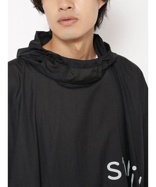 中綿ジャケット・コート 撥水NYLON ポケッタブルポンチョUNISEX | サニ