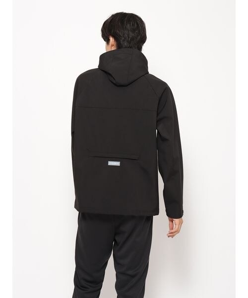 ジャケット トリコットボンディング防風フーディジャケット UNISEX