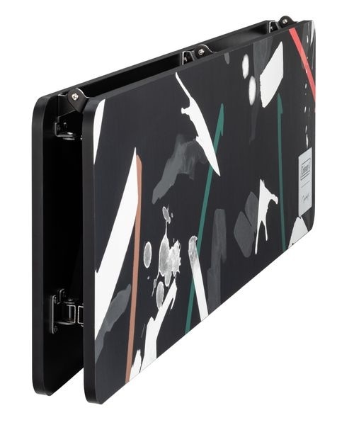 テーブル フォールディングリビングテーブル 120 (JI ブラック