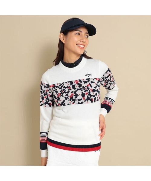 その他のブランド（other）/スウェット・パーカー チェックジャカードＶネックヘアリーニット スウェット・パーカー チェックジャカードVネックヘアリーニット