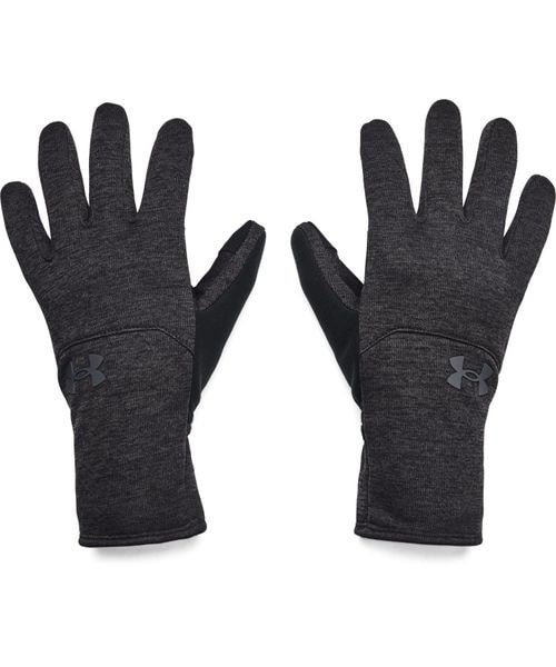 [}C]O[u UA STORM FLEECE GLOVES/A_[A[}[iUNDER ARMOUR j Black ^ Jet Gray ^ P