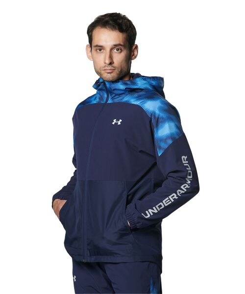 美品 UNDER ARMOUR TRICOT LINED WOVEN ジャケット ジャケット UA TRICOT LINED WOVEN JACKET | アンダーアーマー