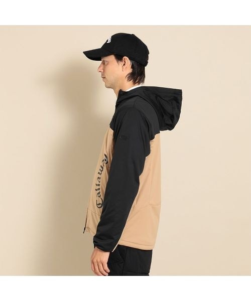 ジャケット スターストレッチフルジップブルゾンふんわり裏地付