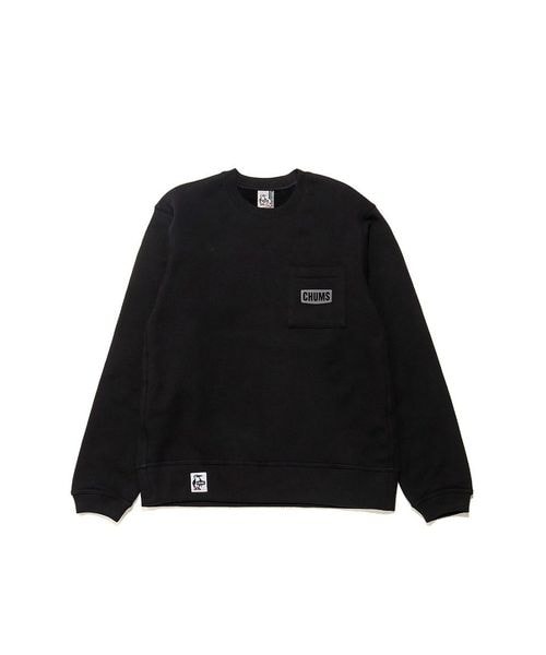チャムス（CHUMS）/スウェット・パーカー CHUMS LOGO POCKET CREW TOP (チャムスロゴ ポケット スウェット・パーカー CHUMS LOGO POCKET CREW TOP (チャムスロゴ