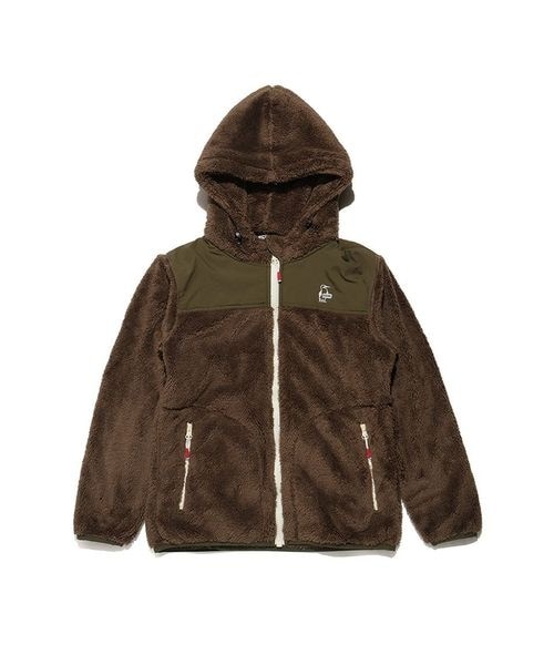 [}C]t[XEjbg ELMO FLEECE FULL ZIP PARKA (Gt[X tWbv/`XiCHUMSj BROWN^KHAKI