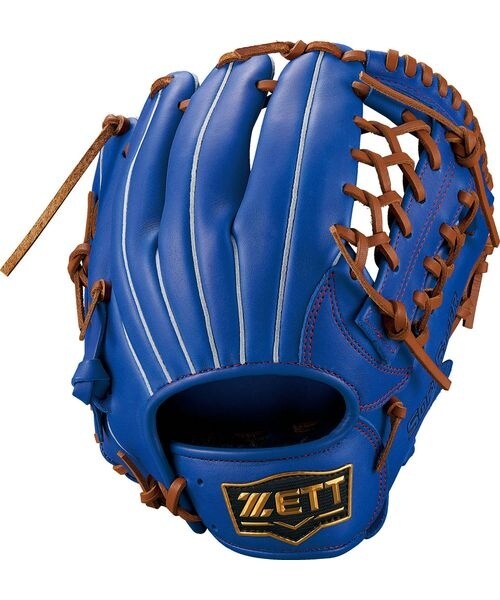 ZETT 少年軟式グラウンドヒーロー キャッチャーミット ブルー 右投げ
