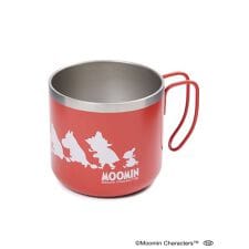 タラスブルバ(TARAS BOULBA)の食器アクセサリー ダブルステンレスマグカップ 350(ムーミン)レッド