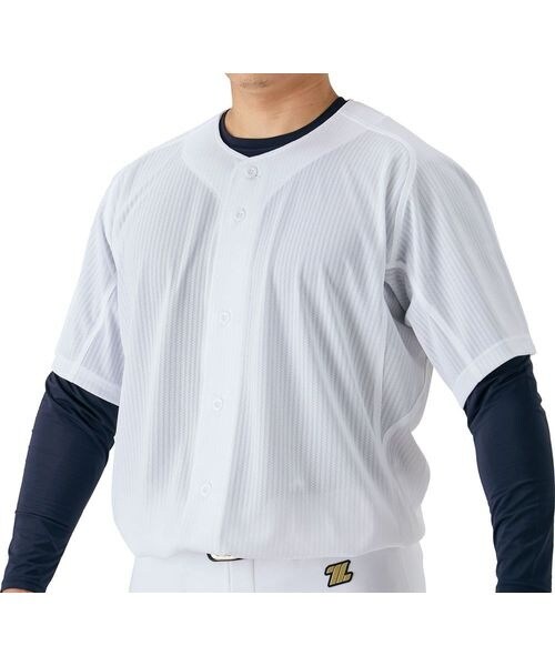 練習着 メカパンメッシュフルオープンシャツ | ゼット(zett