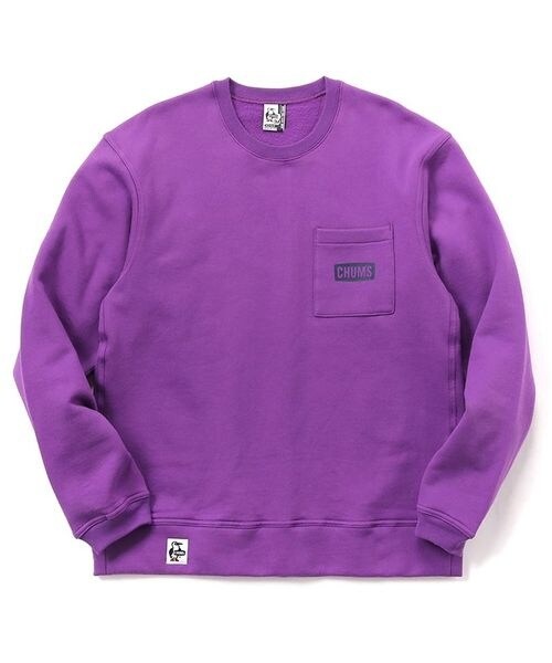 スウェット・パーカー CHUMS LOGO POCKET CREW TOP (チャムスロゴ