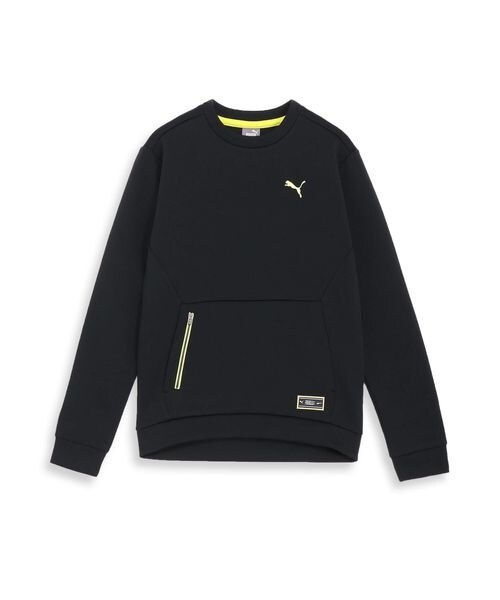 PUMA GOLF ストレッチスローガンロゴクルースウェット M メンズ ゴルフ ストレッチ スローガン ロゴ クルー スウェット