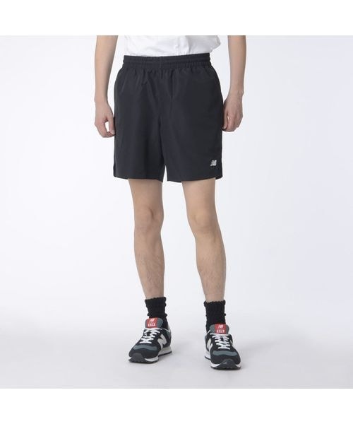 ESSENTIALS ブラックショートパンツ M ショートパンツ Sport Essentials ウーブンンショーツ 7 Inch