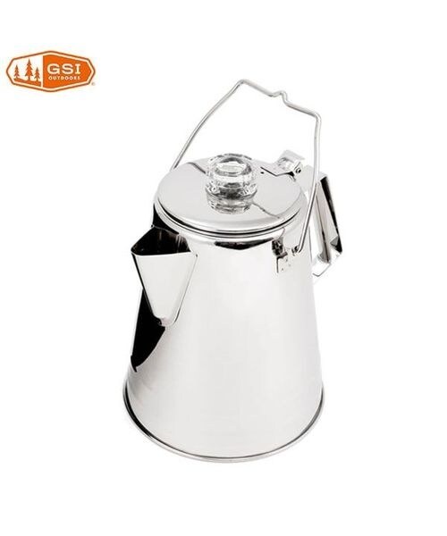 ジーエスアイ（GSI）/調理器具（ファミリー用） ジーエスアイ ステンレスコニカルパーコレーター 14CUP 調理器具（ファミリー用） ジーエスアイ ステンレスコニカル