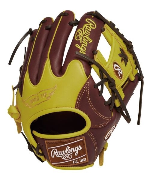 ローリングス軟式野球グローブ　GR4HH56  カラーシェリー Amazon | Rawlings(ローリングス)HOH(HEART of the HIDE)(軟式