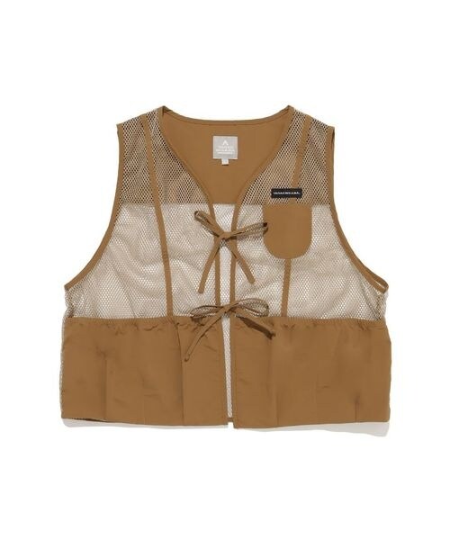 TARAS BOULBA フィッシングベスト 背中メッシュ M ベージュ