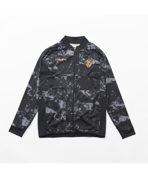 アスレタ ATHLETA FCA ストレッチウィンドジャケット Oサイズ 黒 アスレタ ATHLETA FCA ストレッチウィンドジャケット （BLK MIX
