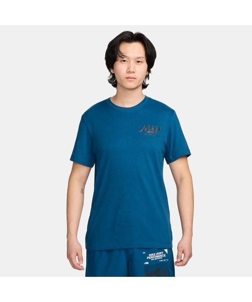 [}C]TVc AS M NK DF TEE 3MO SLUB GFX/iCLiNIKEj COURT BLUE